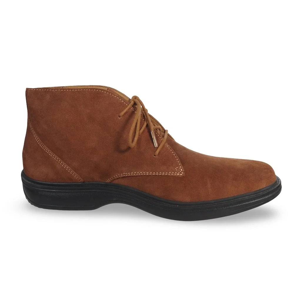 Dr. Comfort Ruk Suede Chukka Boots Men 11.5M Brown 7930 Orthopedic‎ Desert Boots